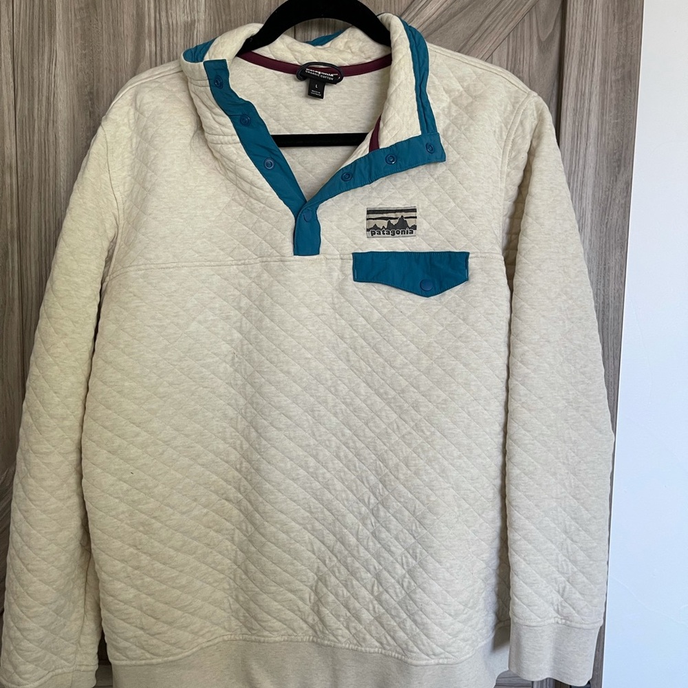 Women’s Patagonia large organic cotton sweater